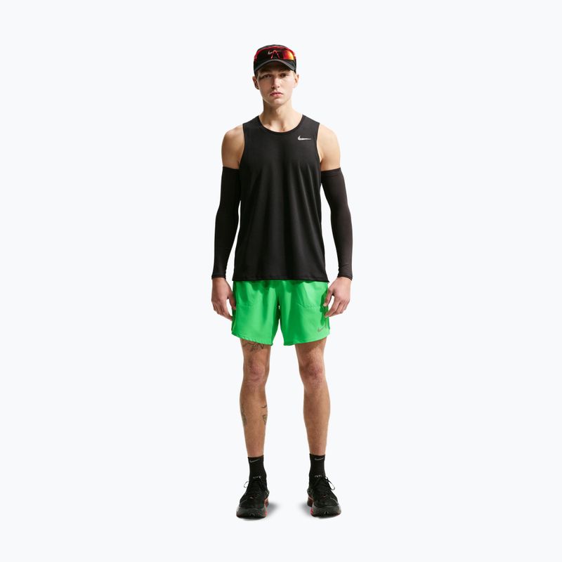 Шорти для бігу чоловічі Nike Stride Dri-Fit Brief-Lined 7" green spark 2