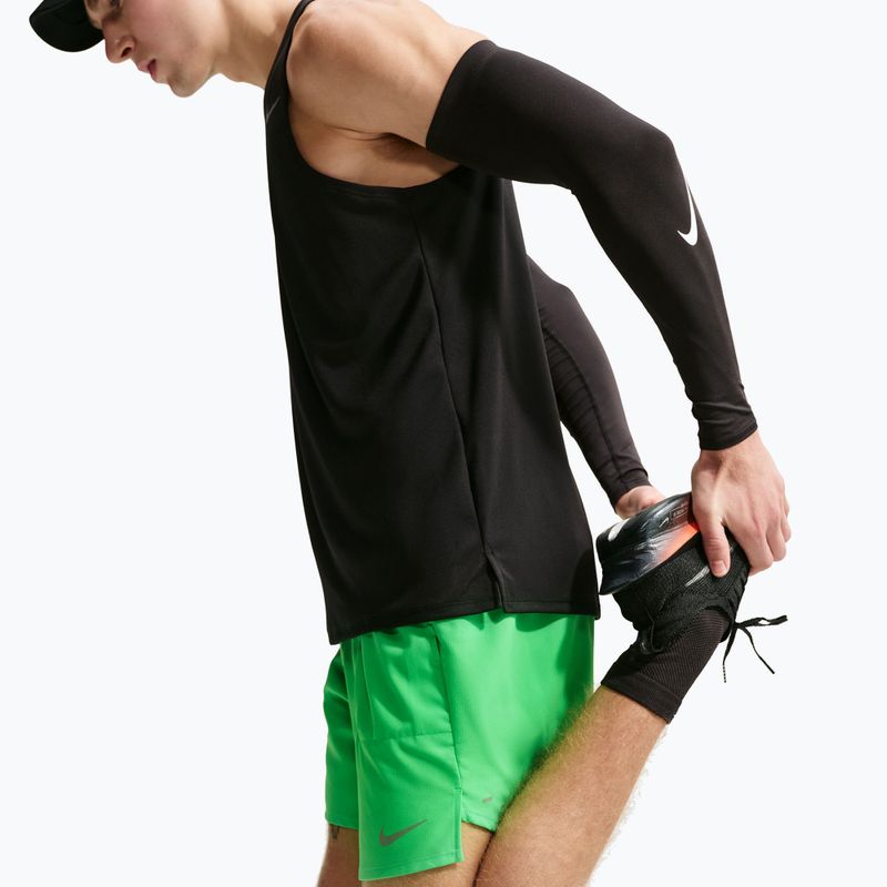 Шорти для бігу чоловічі Nike Stride Dri-Fit Brief-Lined 7" green spark 5