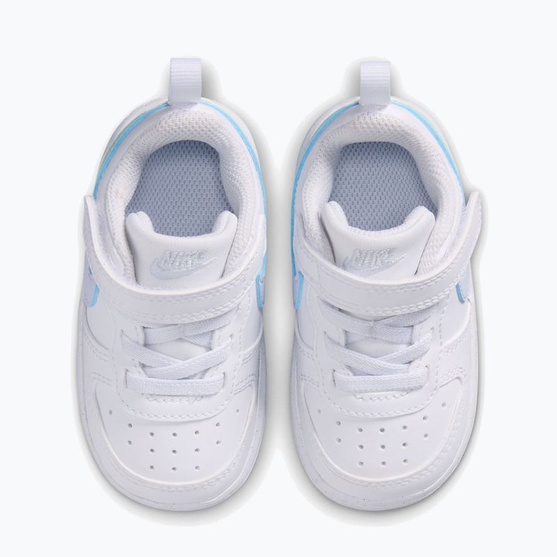 Взуття дитяче Nike Court Borough Low white/football grey/arctic green 4