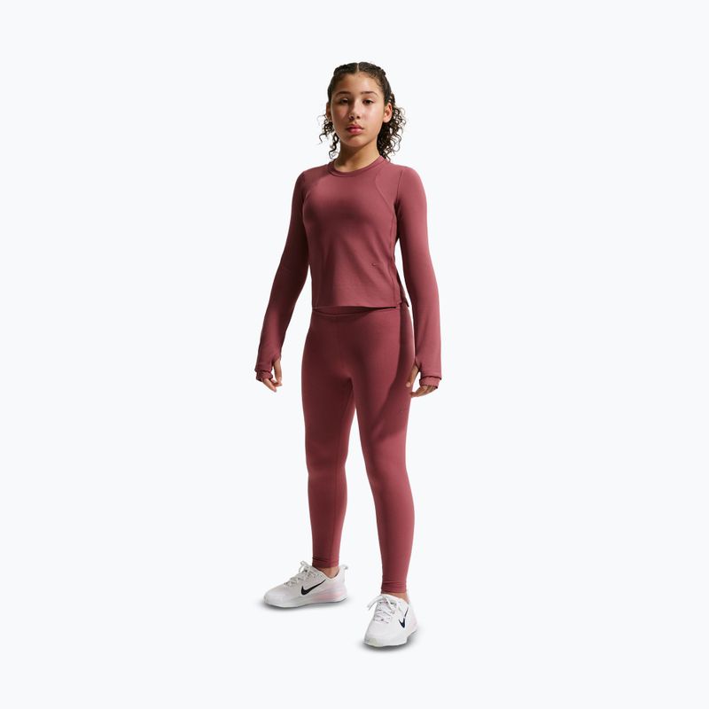 Легінси дитячі Nike MAVN pink smoke/pink smoke 2