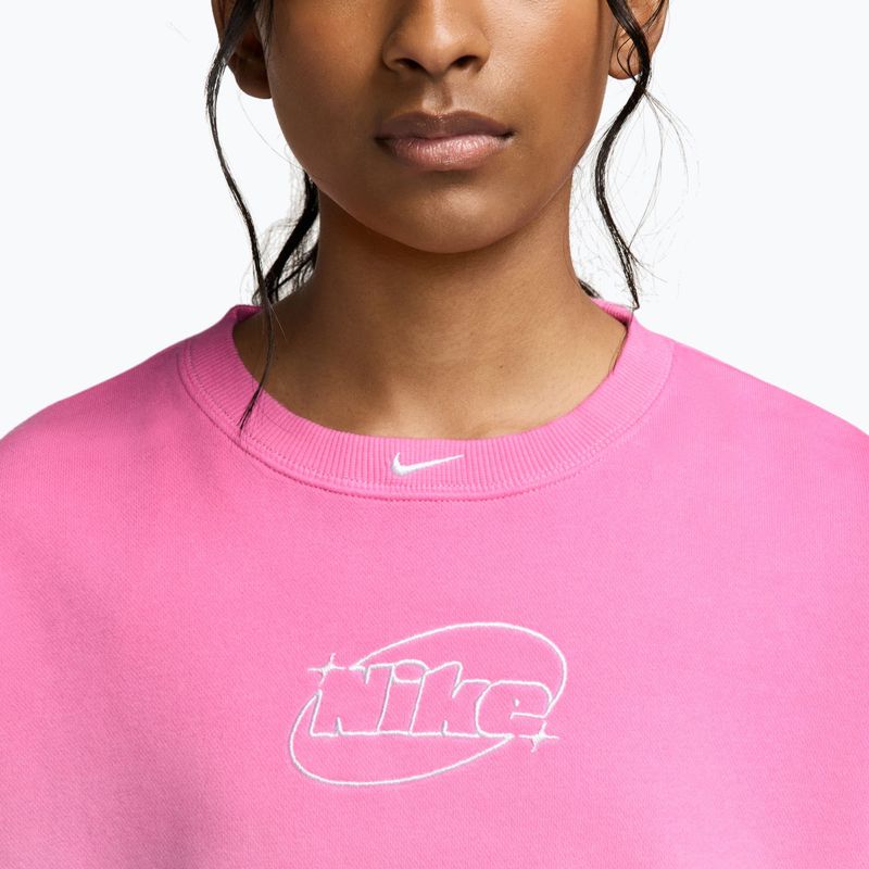 Кофта дитяча Nike Sportswear Studio sail/playful pink/white 3