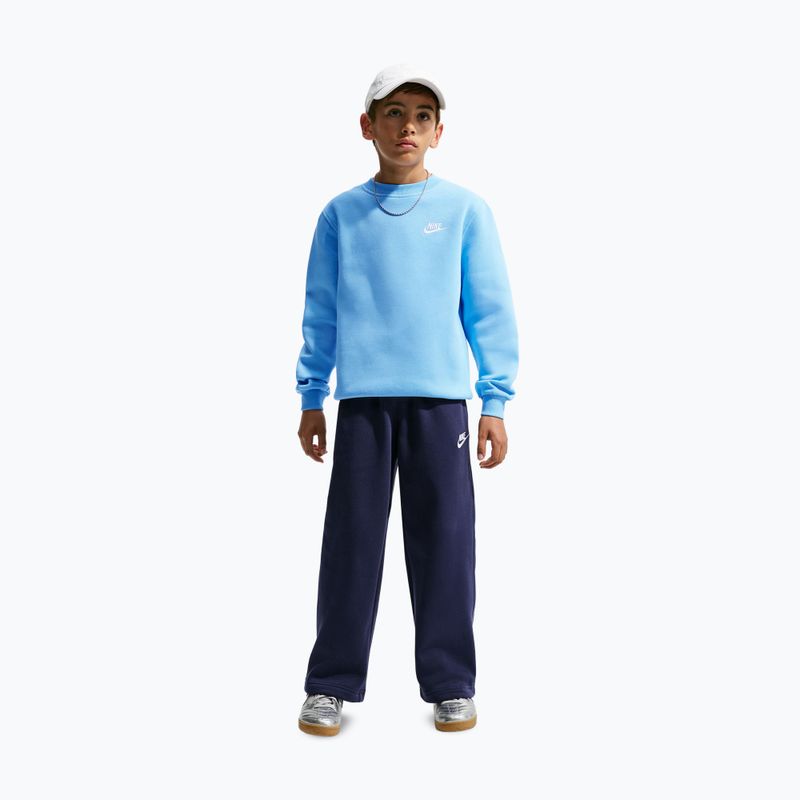 Кофта дитяча Nike Sportswear Club Fleece football blue/white 5