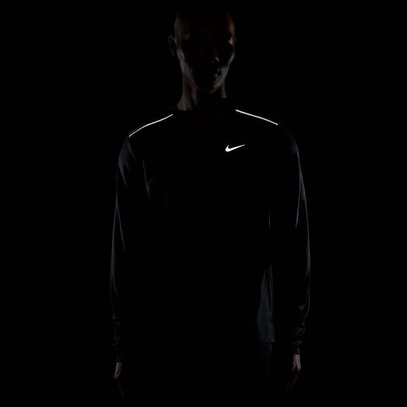 Лонгслів для бігу чоловічий Nike Miler Dri-Fit UV smoke grey 6