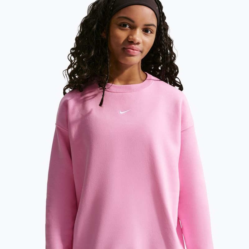 Кофта дитяча Nike Sportswear Studio pink rise/white 4