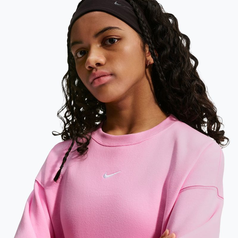Кофта дитяча Nike Sportswear Studio pink rise/white 6