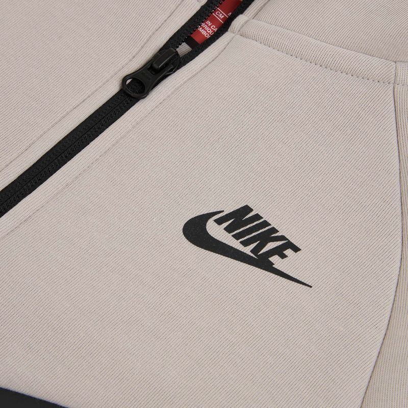 Кофта дитяча Nike Sportswear Tech Fleece moon particle/cave stone/black/black 3