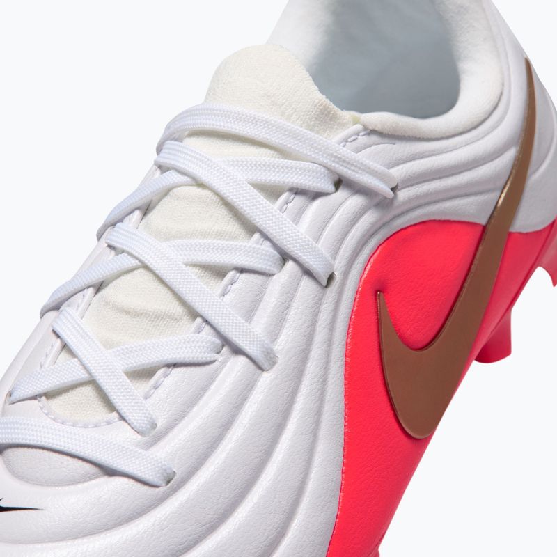Футбольне взуття дитяче Nike Jr. Tiempo Maestro Academy white/bright crimson/blur 5