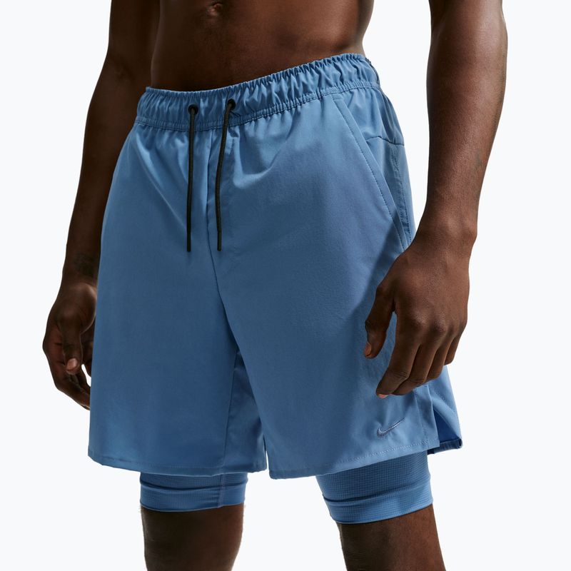 Шорти для тренувань чоловічі Nike Unlimited indigo storm/indigo storm/indigo storm