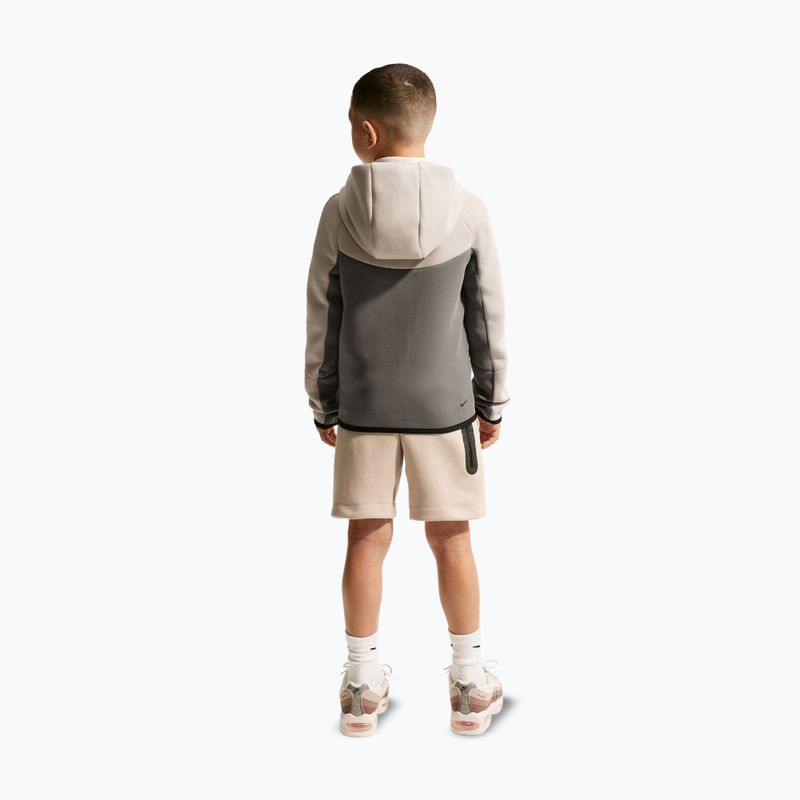 Кофта дитяча Nike Sportswear Tech Fleece moon particle/cave stone/black/black 3