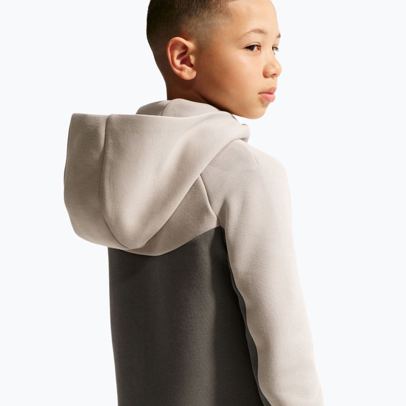 Кофта дитяча Nike Sportswear Tech Fleece moon particle/cave stone/black/black 5