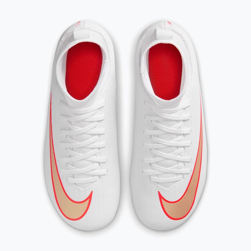 Футбольне взуття дитяче Nike Jr. Mercurial Superfly 11 Club white/bright crimson/blur 3