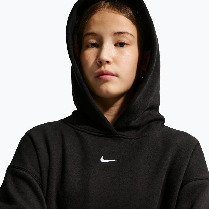 Кофта дитяча Nike Sportswear Studio Fleece black/white 4