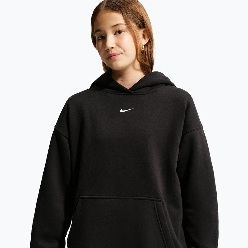 Кофта дитяча Nike Sportswear Studio Fleece black/white 5