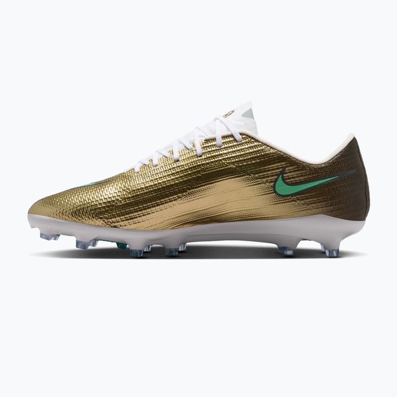 Кросівки футбольні чоловічі Nike Mercurial Superfly 11 Pro "Kylian Mbappé" metallic gold/green glow 2