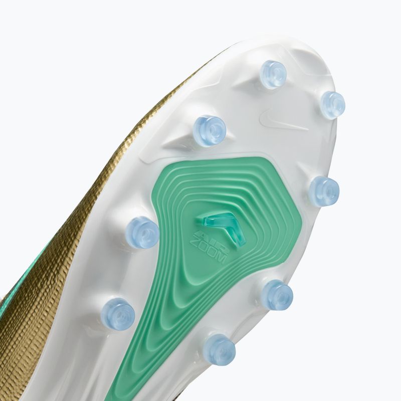 Кросівки футбольні чоловічі Nike Mercurial Superfly 11 Pro "Kylian Mbappé" metallic gold/green glow 7