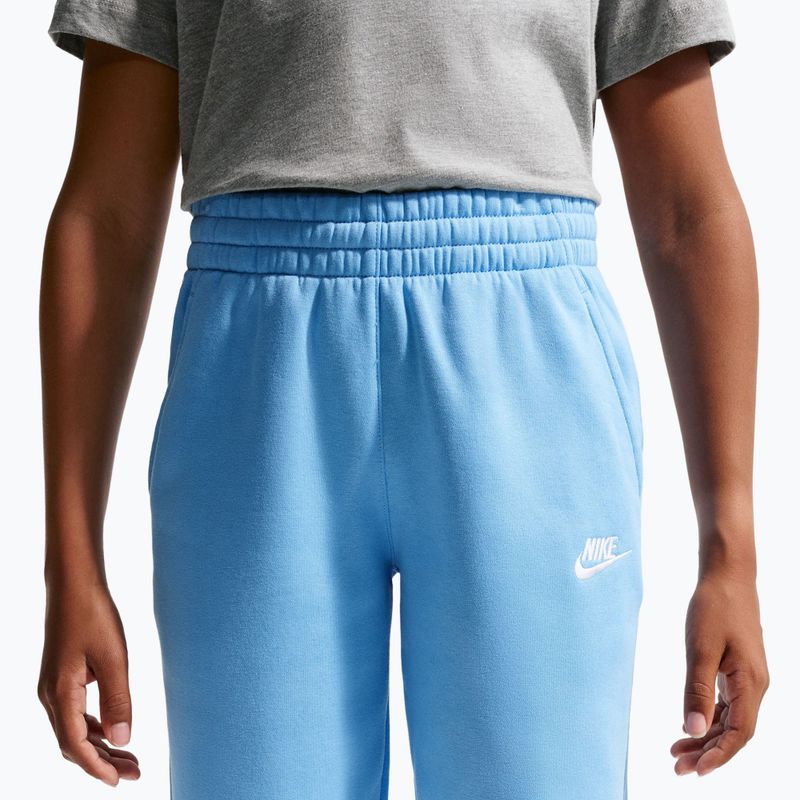 Штани дитячі Nike Sportswear Club Fleece football blue/white 5