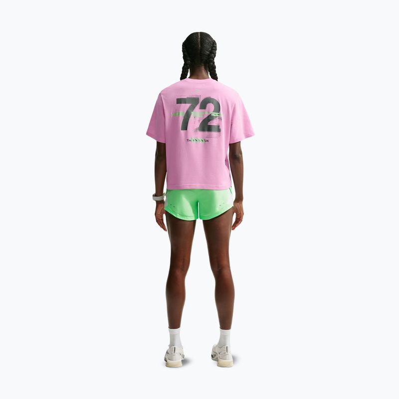 Футболка для бігу жіноча Nike Swift Dri-Fit pink rise/illusion green 3