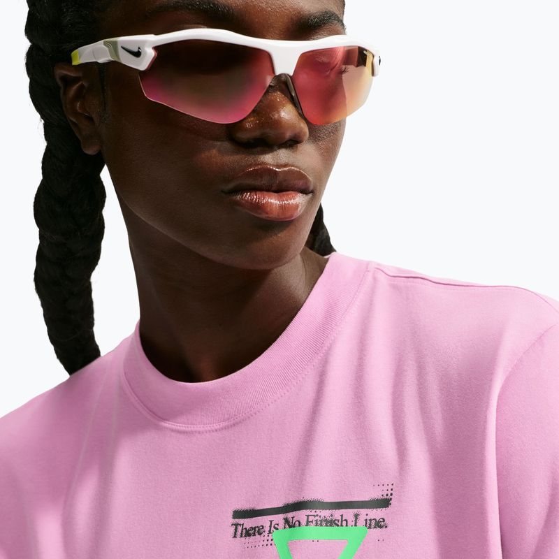 Футболка для бігу жіноча Nike Swift Dri-Fit pink rise/illusion green 6
