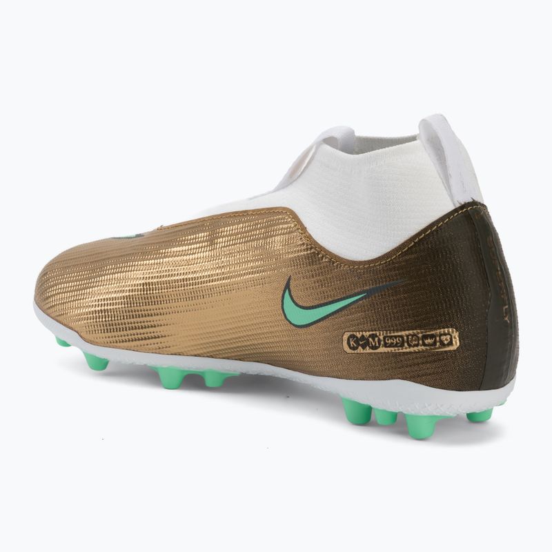 Футбольне взуття дитяче Nike Jr. Mercurial Superfly 11 Academy "Kylian Mbappé" metallic gold/green glow 3