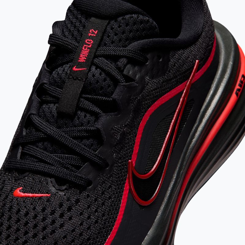Кросівки для бігу Nike Winflo 12 чорний/червоний орбіт/темно-сірий дим/чорний 12