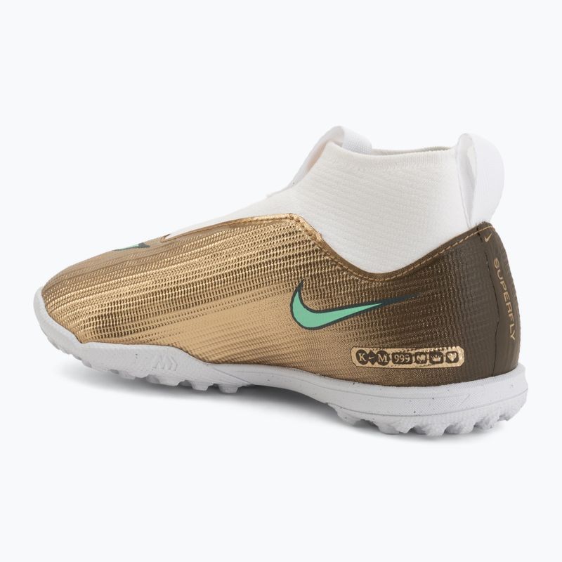 Футбольне взуття дитяче Nike Jr. Mercurial Superfly 11 Academy "Kylian Mbappé" metallic gold/green glow 3