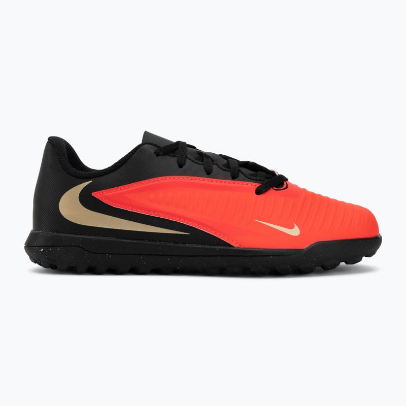 Футбольне взуття дитяче Nike Jr. Phantom 6 Low Club Bright Crimson/Bright Crimson/Black 2