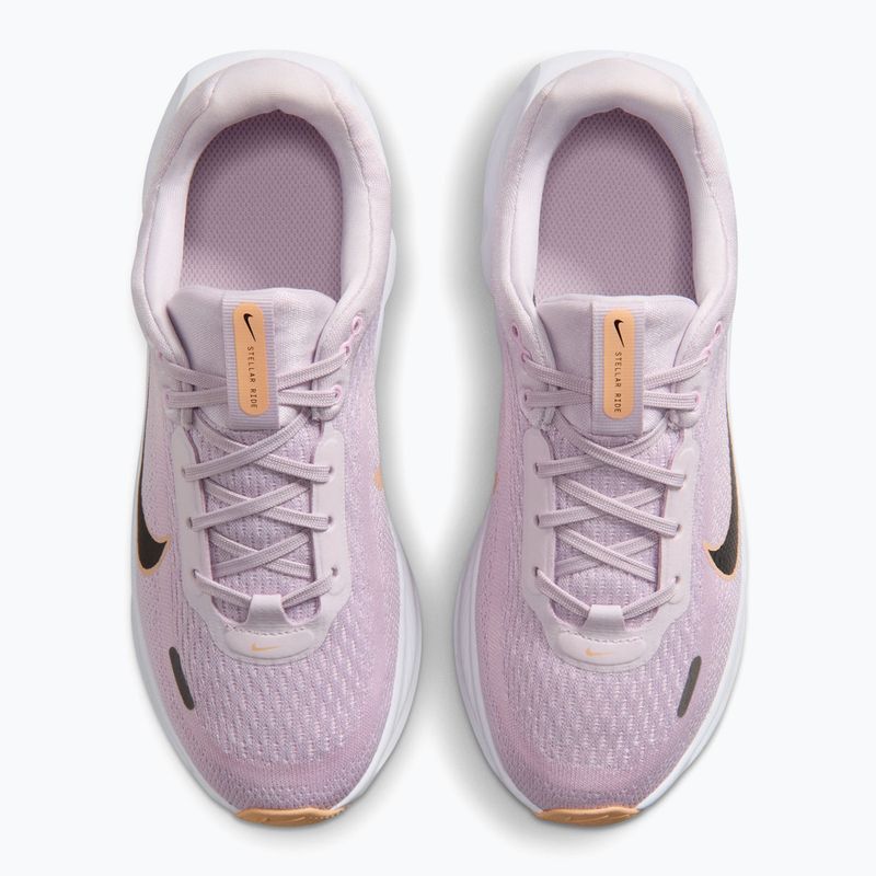 Кросівки для бігу дитячі Nike Stellar Ride bleached lilac/pink foam/black 4