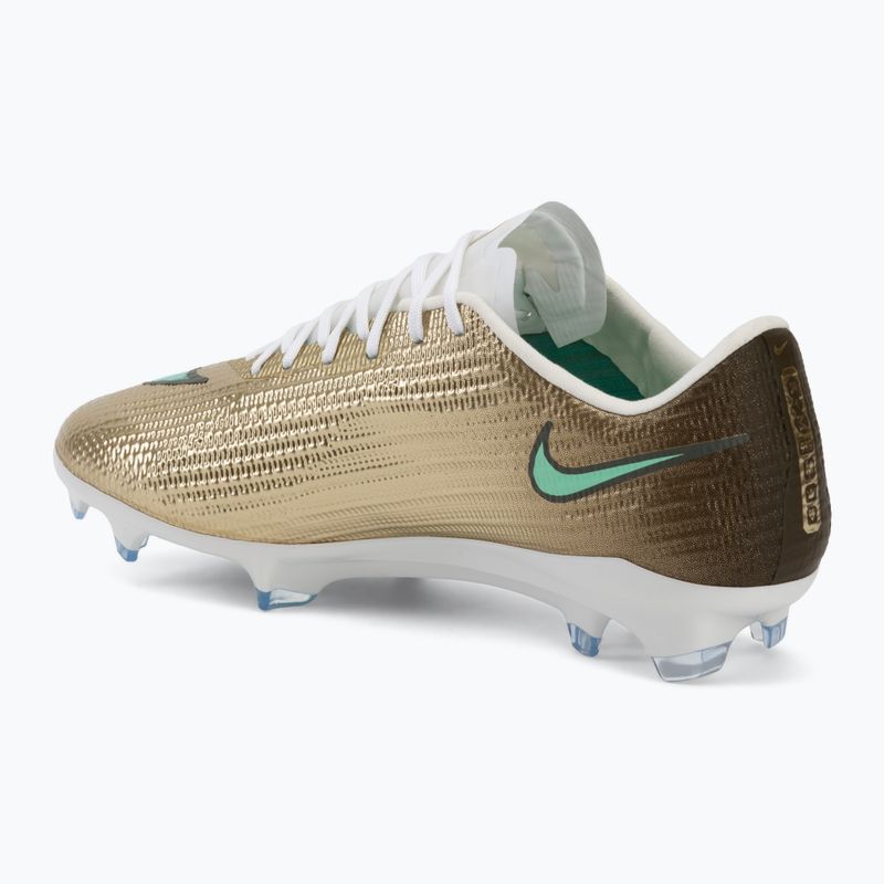 Кросівки футбольні чоловічі Nike Mercurial Superfly 11 Pro "Kylian Mbappé" metallic gold/green glow 3