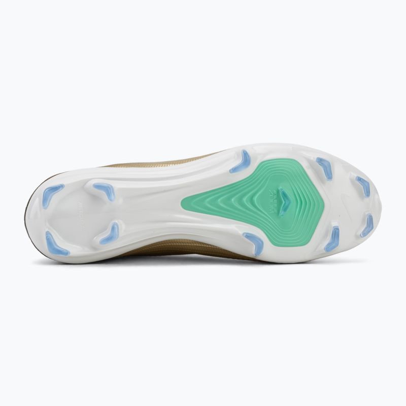 Кросівки футбольні чоловічі Nike Mercurial Superfly 11 Pro "Kylian Mbappé" metallic gold/green glow 4