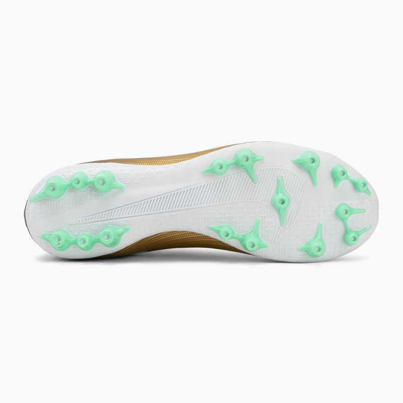 Кросівки футбольні чоловічі Nike Mercurial Superfly 11 Academy "Kylian Mbappé" metallic gold/green glow 4
