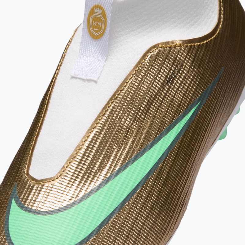 Футбольне взуття дитяче Nike Jr. Mercurial Superfly 11 Academy "Kylian Mbappé" metallic gold/green glow 5