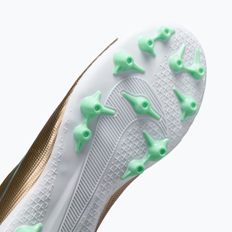 Футбольне взуття дитяче Nike Jr. Mercurial Superfly 11 Academy "Kylian Mbappé" metallic gold/green glow 7