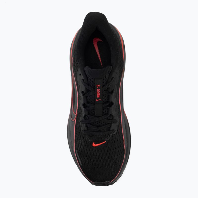 Кросівки для бігу Nike Winflo 12 чорний/червоний орбіт/темно-сірий дим/чорний 5
