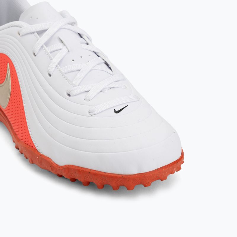 Футбольне взуття дитяче Nike Jr. Tiempo Maestro Club White/Bright Crimson/Blur 7