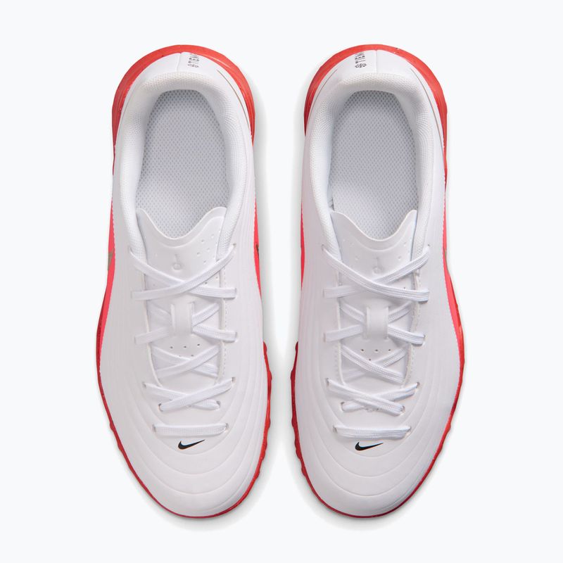 Футбольне взуття дитяче Nike Jr. Tiempo Maestro Club White/Bright Crimson/Blur 3