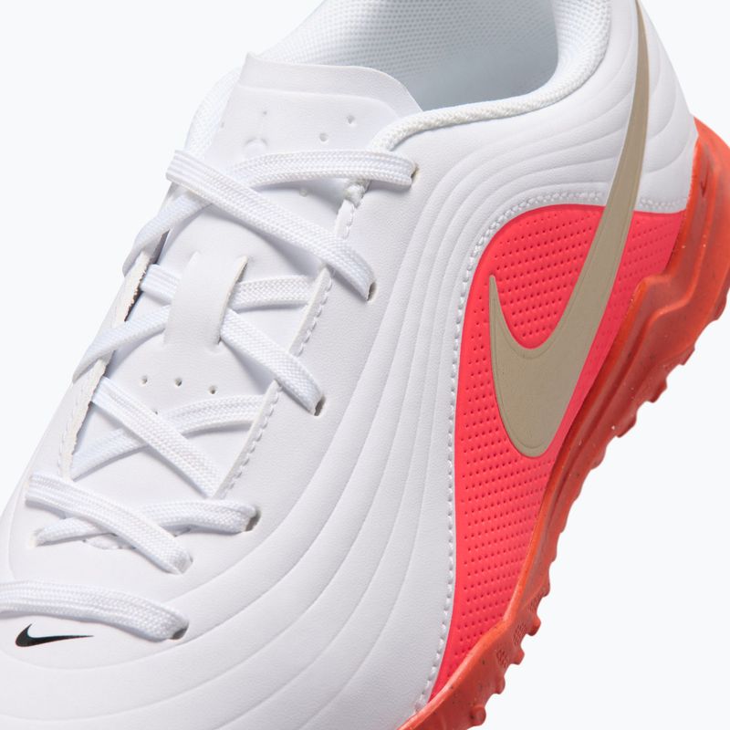 Футбольне взуття дитяче Nike Jr. Tiempo Maestro Club White/Bright Crimson/Blur 5