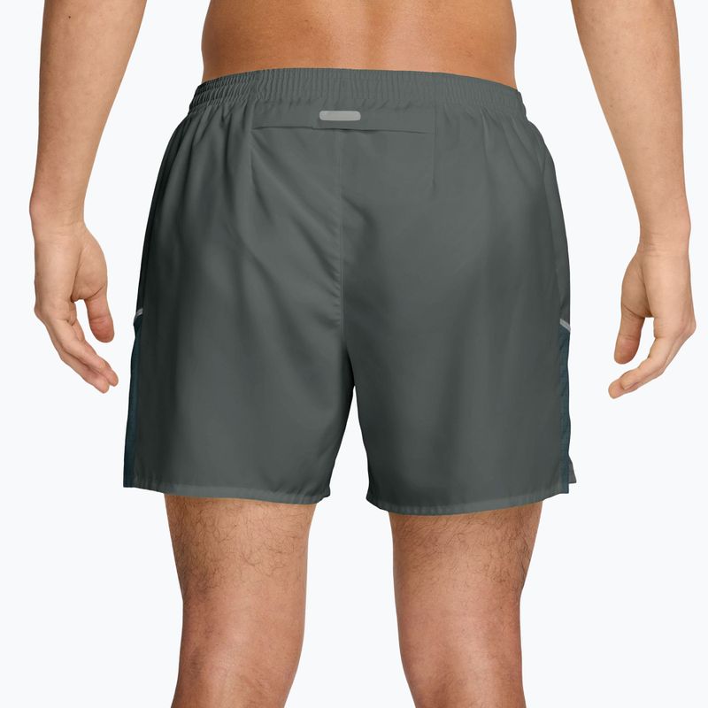 Шорти чоловічі Nike Miler Dri-Fit Brief Lined 5" camo green/mineral slate 2