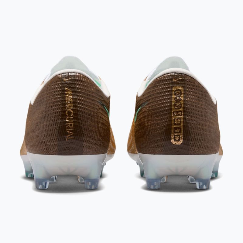 Кросівки футбольні чоловічі Nike Mercurial Superfly 11 Elite "Kylian Mbappé" metallic gold/green glow 2