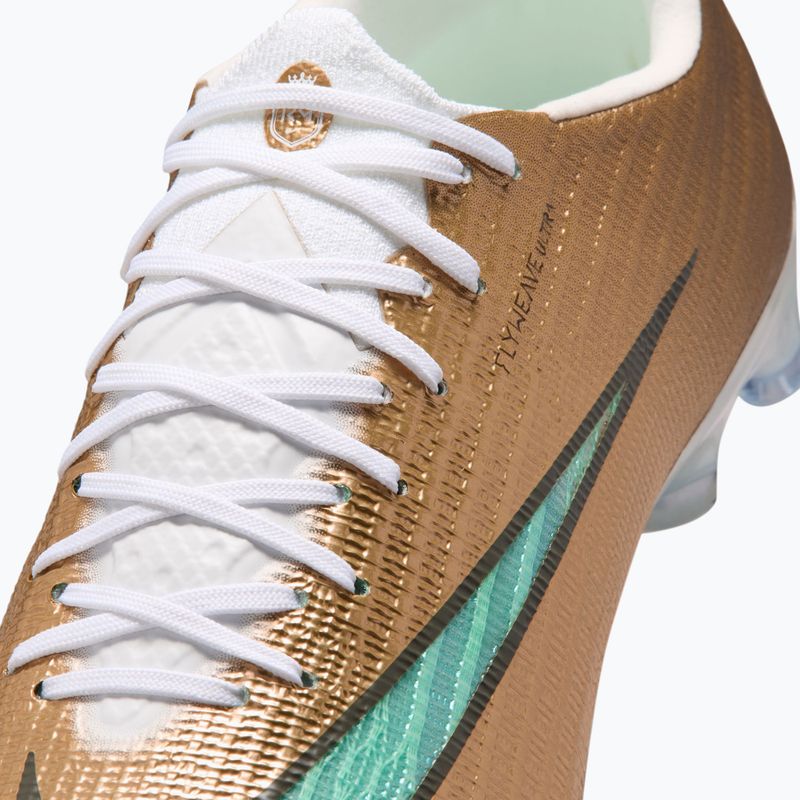Кросівки футбольні чоловічі Nike Mercurial Superfly 11 Elite "Kylian Mbappé" metallic gold/green glow 6