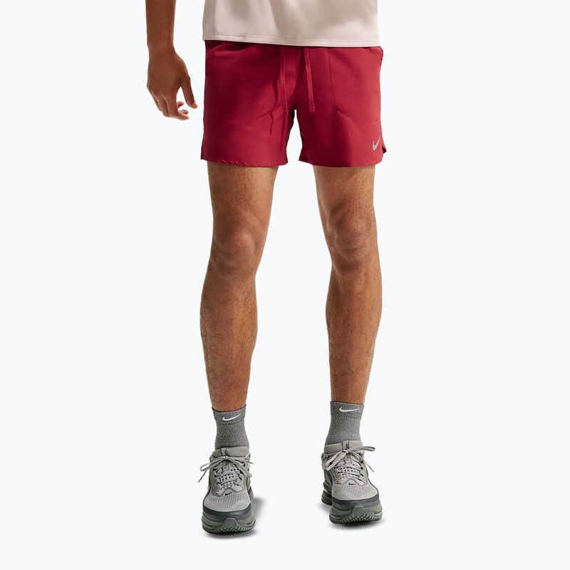 Чоловічі шорти Nike Stride Dri-Fit Brief-Lined 5" tough red