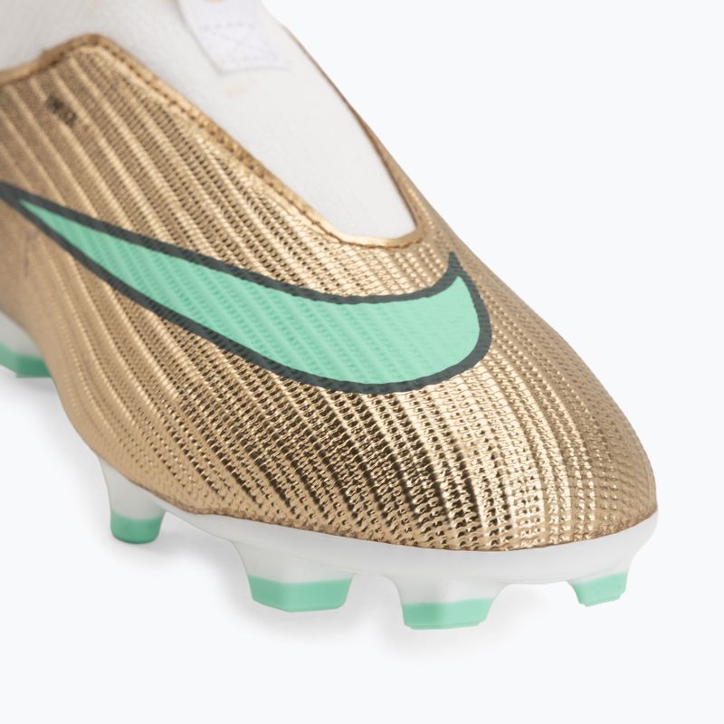 Футбольне взуття дитяче Nike Jr. Mercurial Superfly 11 Academy "Kylian Mbappé" metallic gold/green glow 7