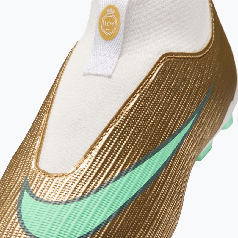 Футбольне взуття дитяче Nike Jr. Mercurial Superfly 11 Academy "Kylian Mbappé" metallic gold/green glow 6