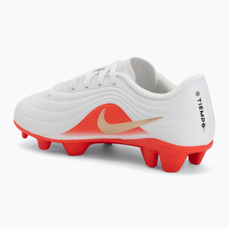 Футбольне взуття дитяче Nike Jr. Tiempo Maestro Club White/Bright Crimson/Blur 3