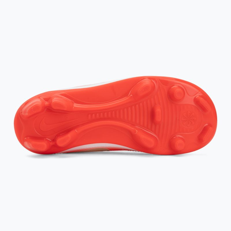 Футбольне взуття дитяче Nike Jr. Tiempo Maestro Club White/Bright Crimson/Blur 4