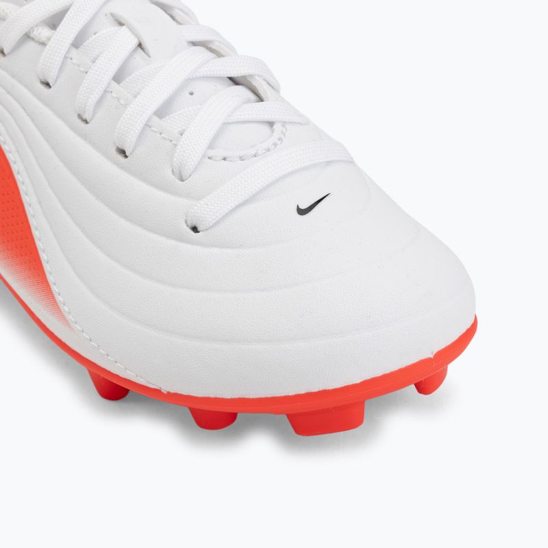 Футбольне взуття дитяче Nike Jr. Tiempo Maestro Club White/Bright Crimson/Blur 7
