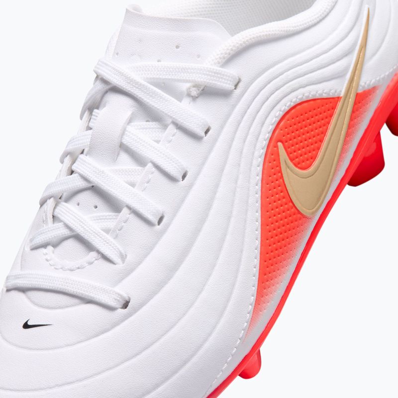 Футбольне взуття дитяче Nike Jr. Tiempo Maestro Club White/Bright Crimson/Blur 5