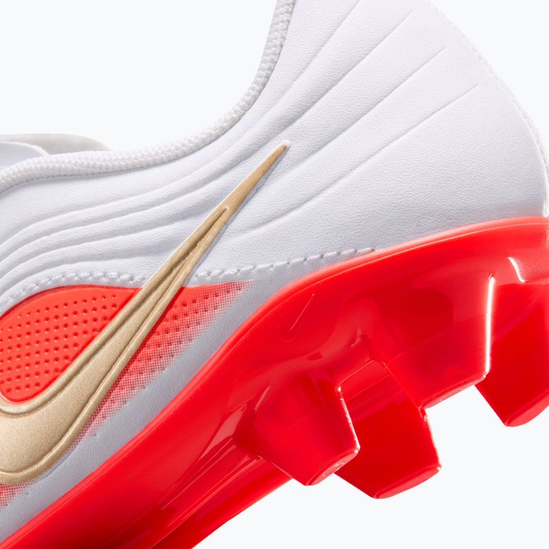 Футбольне взуття дитяче Nike Jr. Tiempo Maestro Club White/Bright Crimson/Blur 6