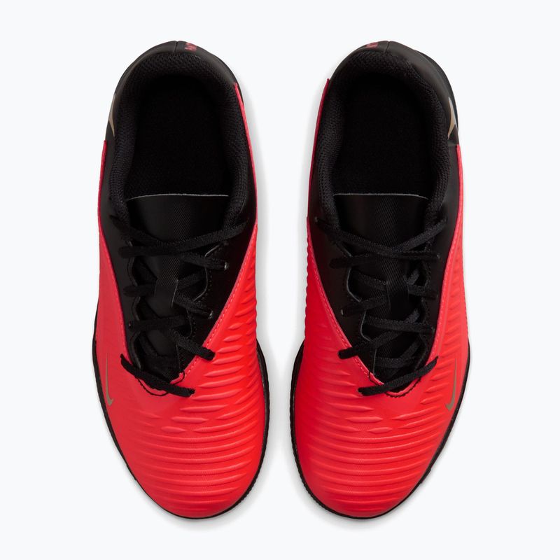 Футбольне взуття дитяче Nike Jr. Phantom 6 Low Club Bright Crimson/Bright Crimson/Black 3