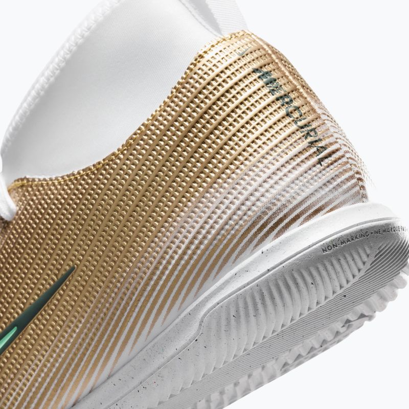 Футбольне взуття дитяче Nike Jr. Mercurial Superfly 11 Club "Kylian Mbappé" metallic gold/green glow 6