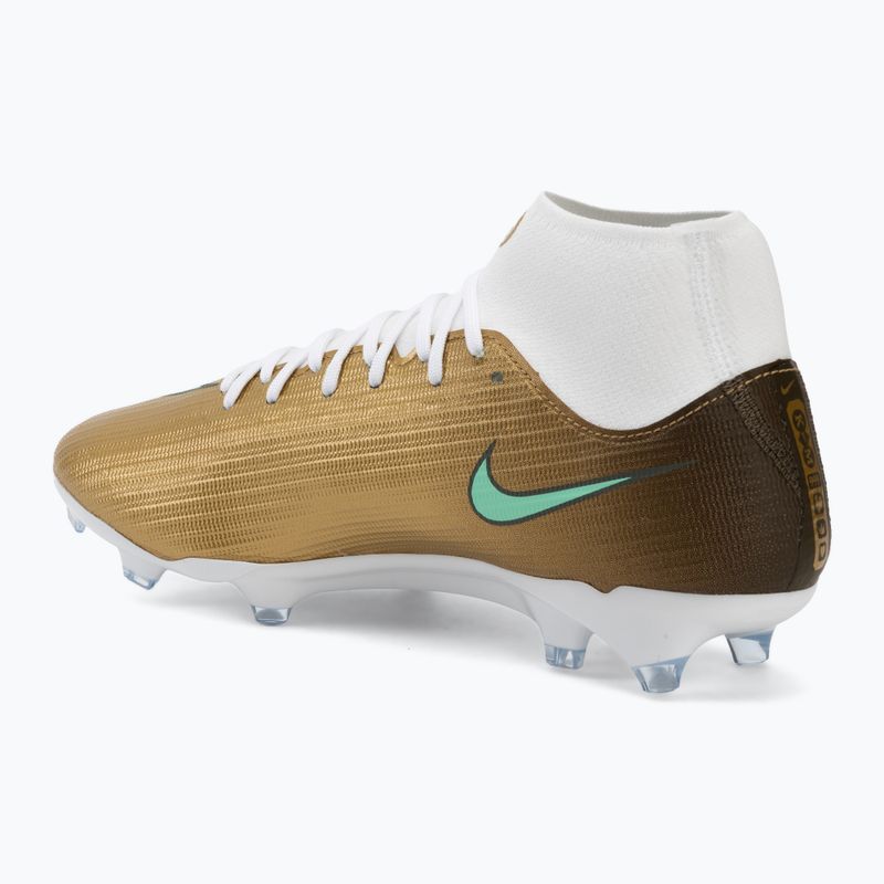 Кросівки футбольні чоловічі Nike Mercurial Superfly 11 Academy "Kylian Mbappé" metallic gold/green glow 3